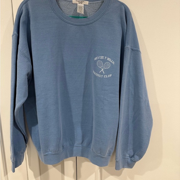 Project Social T Light Blue Crewneck Sweater - Picture 3 of 7